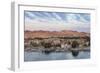 View of The River Nile and Nubian village on Elephantine Island, Aswan, Upper Egypt, Egypt, North A-Jane Sweeney-Framed Photographic Print