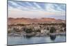 View of The River Nile and Nubian village on Elephantine Island, Aswan, Upper Egypt, Egypt, North A-Jane Sweeney-Mounted Photographic Print