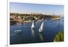 View of The River Nile and Nubian village on Elephantine Island, Aswan, Upper Egypt, Egypt, North A-Jane Sweeney-Framed Photographic Print