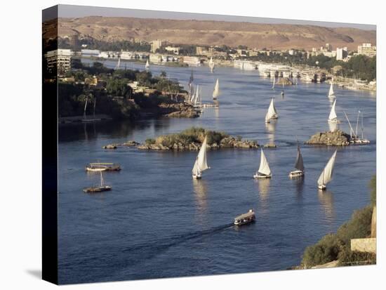 View of the River Nile, Aswan, Egypt, North Africa, Africa-Robert Harding-Stretched Canvas