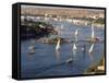 View of the River Nile, Aswan, Egypt, North Africa, Africa-Robert Harding-Framed Stretched Canvas