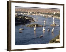 View of the River Nile, Aswan, Egypt, North Africa, Africa-Robert Harding-Framed Photographic Print