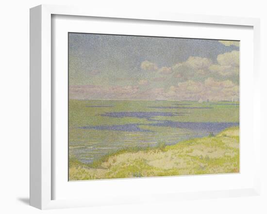 View of the River Scheldt, 1893-Th?o van Rysselberghe-Framed Giclee Print