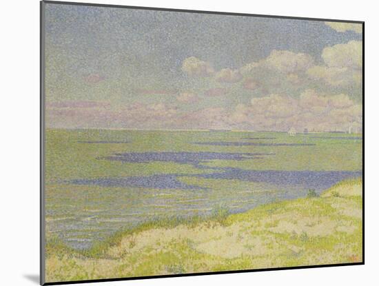 View of the River Scheldt, 1893-Th?o van Rysselberghe-Mounted Giclee Print