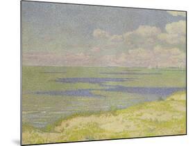 View of the River Scheldt, 1893-Th?o van Rysselberghe-Mounted Giclee Print