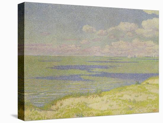 View of the River Scheldt, 1893-Th?o van Rysselberghe-Stretched Canvas