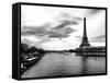 View of the River Seine and the Eiffel Tower - Paris - France - Europe-Philippe Hugonnard-Framed Stretched Canvas