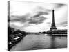 View of the River Seine and the Eiffel Tower - Paris - France - Europe-Philippe Hugonnard-Stretched Canvas