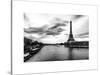 View of the River Seine and the Eiffel Tower - Paris - France - Europe-Philippe Hugonnard-Stretched Canvas