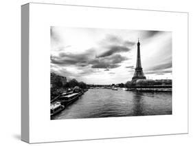 View of the River Seine and the Eiffel Tower - Paris - France - Europe-Philippe Hugonnard-Stretched Canvas