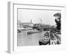 View of the River Spree, Berlin, circa 1910-Jousset-Framed Giclee Print