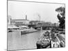View of the River Spree, Berlin, circa 1910-Jousset-Mounted Giclee Print