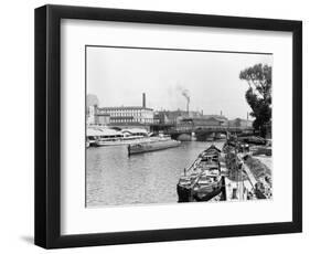View of the River Spree, Berlin, circa 1910-Jousset-Framed Premium Giclee Print