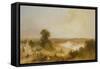 View of the River Thames from Richmond Hill, 1835 (Oil on Canvas)-James Baker Pyne-Framed Stretched Canvas