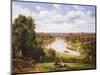 View of the River Thames from Richmond Hill-Thomas Christopher Hofland-Mounted Giclee Print