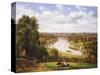 View of the River Thames from Richmond Hill-Thomas Christopher Hofland-Stretched Canvas