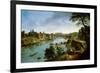 View of the River Tiber in Rome-Gaspar van Wittel-Framed Giclee Print