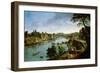 View of the River Tiber in Rome-Gaspar van Wittel-Framed Giclee Print