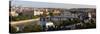 View of the River Vltava and Bridges, Prague, Czech Republic, Europe-Gavin Hellier-Stretched Canvas