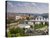 View of the River Vltava and Bridges, Prague, Czech Republic, Europe-Gavin Hellier-Stretched Canvas