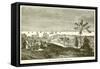 View of the Roadstead, Singapore-English School-Framed Stretched Canvas