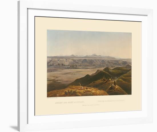 View of the Rockies-Karl Bodmer-Framed Premium Giclee Print