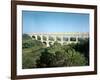 View of the Roman Aqueduct, Built circa 19 BC-null-Framed Giclee Print