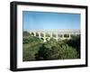 View of the Roman Aqueduct, Built circa 19 BC-null-Framed Giclee Print