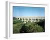 View of the Roman Aqueduct, Built circa 19 BC-null-Framed Giclee Print