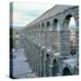 View of the Roman Aqueduct Probably Dating from the Time of Augustus (63 BC-14 AD)-null-Stretched Canvas