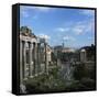 View of the Roman Forum, 5th Century Bc-CM Dixon-Framed Stretched Canvas