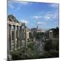 View of the Roman Forum, 5th Century Bc-CM Dixon-Mounted Photographic Print