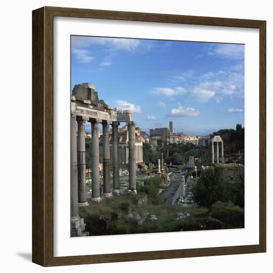 View of the Roman Forum, 5th Century Bc-CM Dixon-Framed Photographic Print