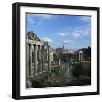 View of the Roman Forum, 5th Century Bc-CM Dixon-Framed Photographic Print