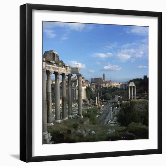 View of the Roman Forum, 5th Century Bc-CM Dixon-Framed Photographic Print