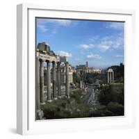 View of the Roman Forum, 5th Century Bc-CM Dixon-Framed Photographic Print
