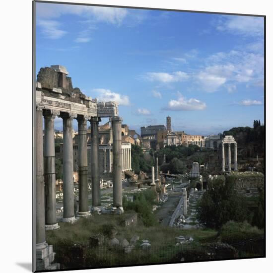 View of the Roman Forum, 5th Century Bc-CM Dixon-Mounted Photographic Print
