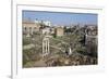 View of the Roman Forum (Foro Romano) from the Palatine Hill, Rome, Lazio, Italy-Stuart Black-Framed Photographic Print