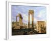 View of the Roman Forum-Jodocus Sebasiaen Adeele-Framed Giclee Print