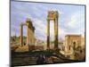 View of the Roman Forum-Jodocus Sebasiaen Adeele-Mounted Giclee Print