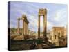 View of the Roman Forum-Jodocus Sebasiaen Adeele-Stretched Canvas