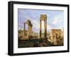 View of the Roman Forum-Jodocus Sebasiaen Adeele-Framed Giclee Print