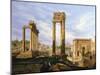 View of the Roman Forum-Jodocus Sebasiaen Adeele-Mounted Giclee Print