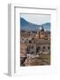 View of the Rooftops of Palermo with the Hills Beyond, Sicily, Italy, Europe-Martin Child-Framed Photographic Print