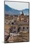 View of the Rooftops of Palermo with the Hills Beyond, Sicily, Italy, Europe-Martin Child-Mounted Photographic Print