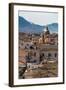 View of the Rooftops of Palermo with the Hills Beyond, Sicily, Italy, Europe-Martin Child-Framed Photographic Print