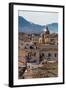 View of the Rooftops of Palermo with the Hills Beyond, Sicily, Italy, Europe-Martin Child-Framed Photographic Print