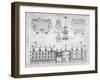View of the Royal Exchange with Coats of Arms Above, City of London, 1569-null-Framed Giclee Print