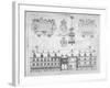 View of the Royal Exchange with Coats of Arms Above, City of London, 1569-null-Framed Giclee Print