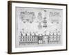 View of the Royal Exchange with Coats of Arms Above, City of London, 1569-null-Framed Giclee Print